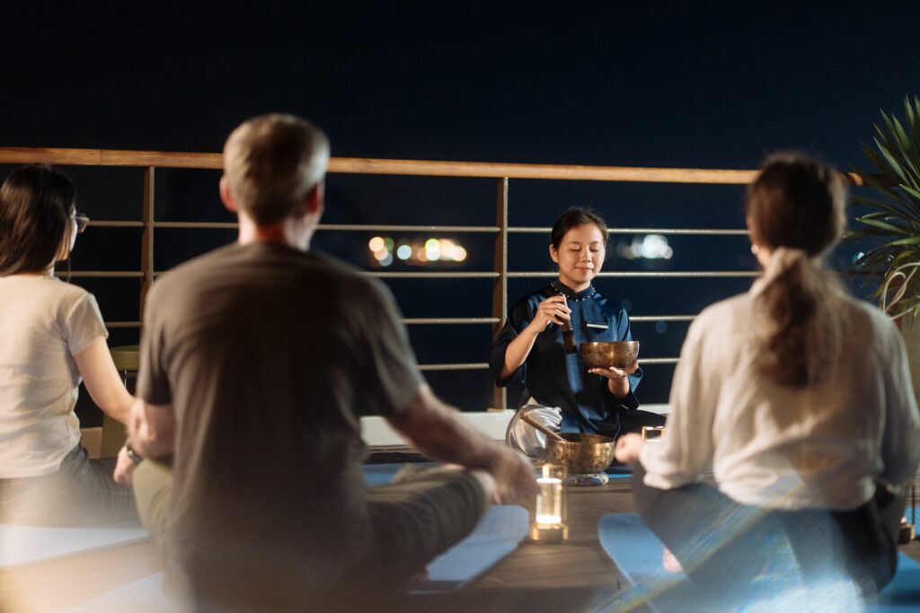 Sleep well meditation aboard Bhaya Soul, Halong Bay